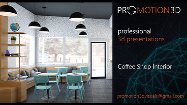 Promotional 3D Animation & Visualization | Coffee Shop Interior Flythrough