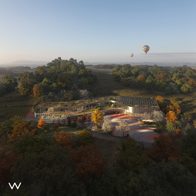 
We created the 3D visualizations and video animation for the winning project for the secondary Pavullo School, Modena.

The project, designed by Settanta7, will have a profound social impact on the local community with its innovative and sustainable features.