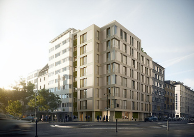Exterior Visualization: Residential Building in Frankfurt