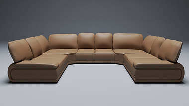 Leather Couch 3