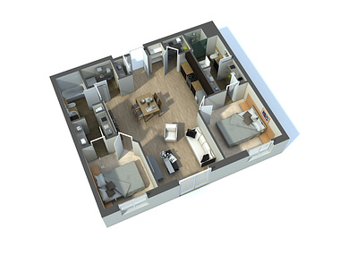 3D architectural Floor Plan Services
