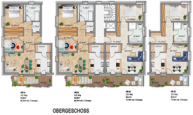 Marketing interior visualizations. 900K&K Wohnbau