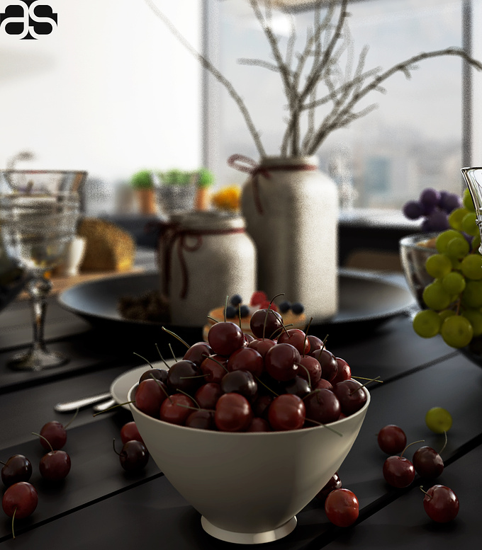 aksata studio - https://www.behance.net/aksatastudio
Personal project Grey Kitchen
3ds max 2015 Vray 3.2 Photoshop CC