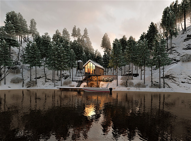 Cabin at the lake
