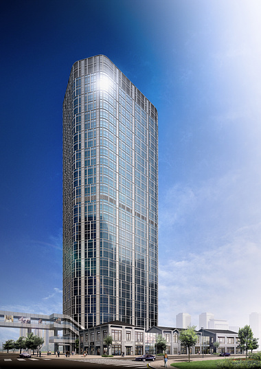 Wuhan Yongqing Commercial Tower Conceptual Development