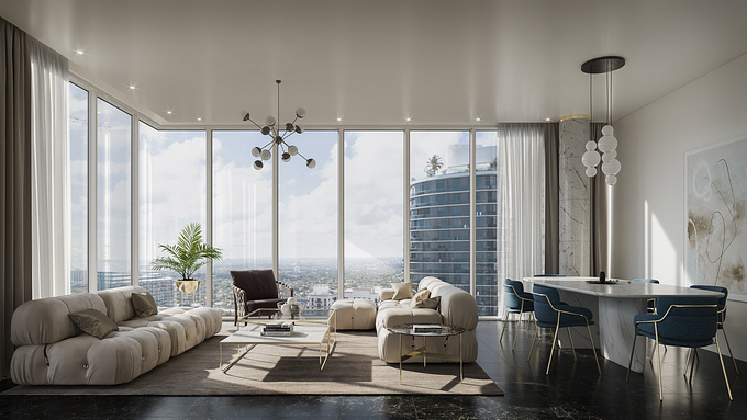 Apartment in a miami high rise