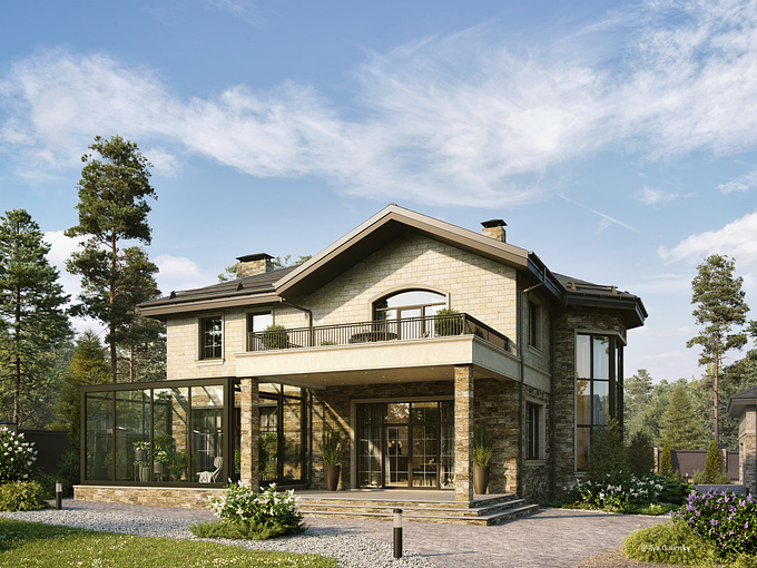 Cottage visualization was developed for Architectural studio M17.
3D modeling, visualization and 3D design by Ilya Galinsky
Help in modeling - Anastasia Savelyeva

Software: 3ds Max, Corona Renderer, Adobe Photoshop CC Itoo Forest Pack, Itoo RailClone Pro
Year: 04/2021
