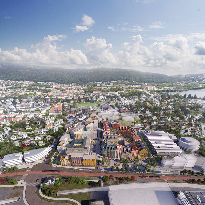 Mixed use scheme in Bergen, Norway
project by Mad arkitekter