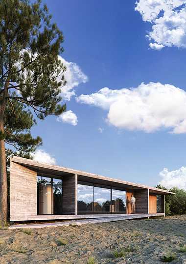 Equestrian House designed by Luciano Kruk.