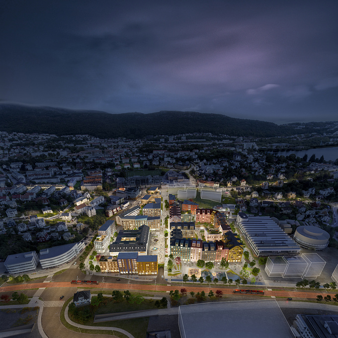 Mixed use scheme in Bergen, Norway
project by Mad arkitekter