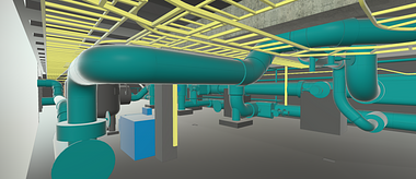  Scan to BIM of a hydroelectric power plant in Germany