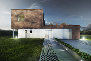 ARCHITECTURAL VISUALIZATION FAMILY HOUSE