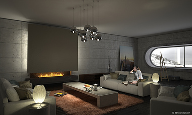 Warm Living room