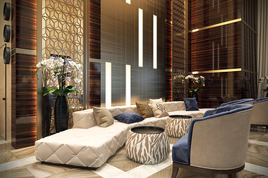 Commercial Interior Design Rendering for a Hotel