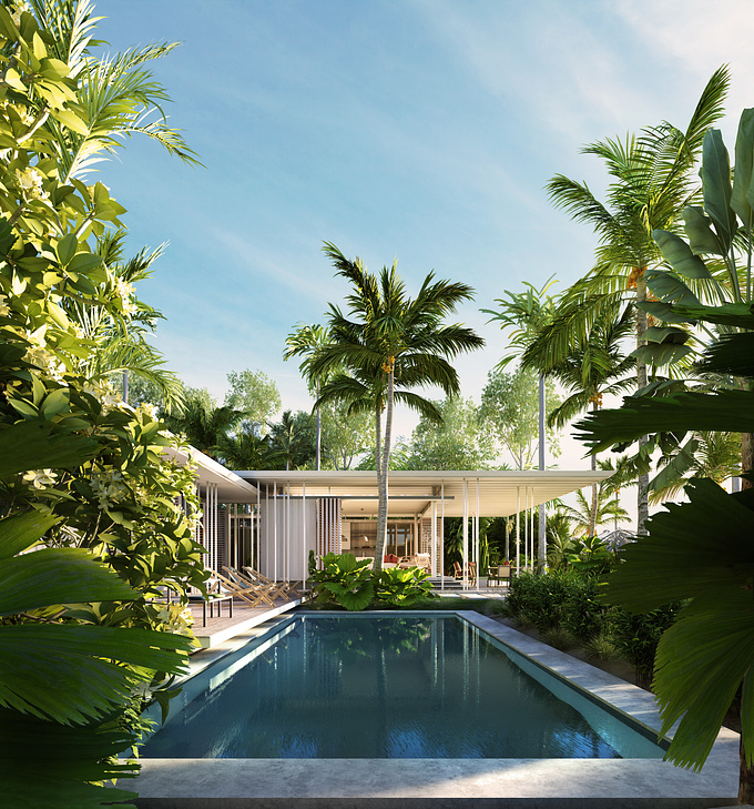 BGS Architecture - http://
Poolside still from beach house in Santa Teresa, Costa Rica.