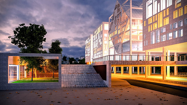 design of  a political center