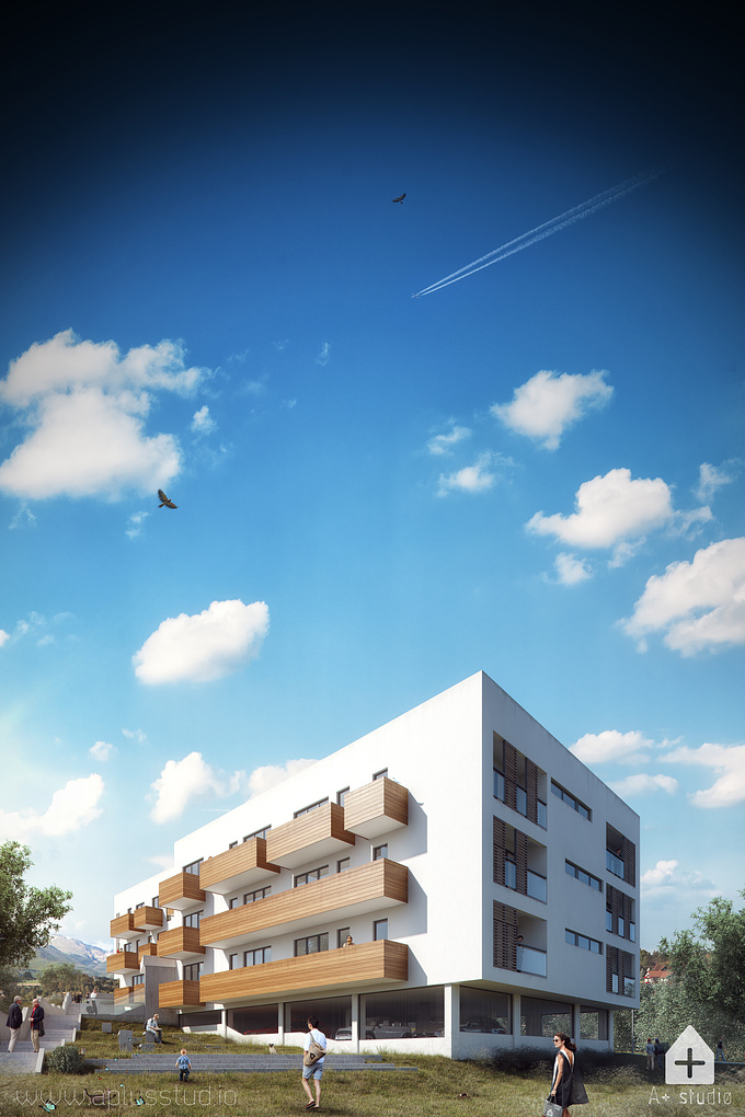 Hotel in Soko Banja, visualization for a local firm from our city.