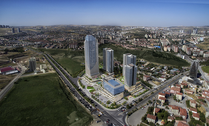 Barbaros Evin - http://www.ozelyapim.com.tr
The Santra is biggest one  project of Turkey.Its Done with 3dsmax and vray .