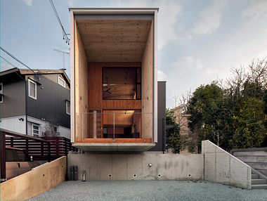 Fly out house by Tatsuyuki Takagi Architects Assoc