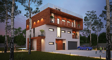 Villa in modern style