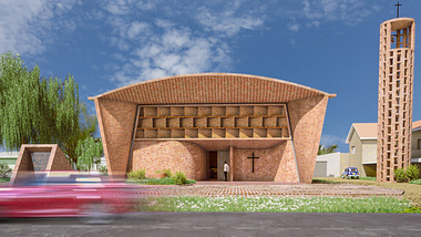 Cristo Obrero Church Uruguay 1960