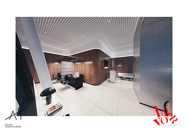 Sales office Interior 3d Visualization