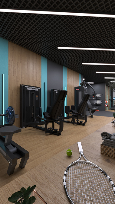 Hotel Gym, Interior Design