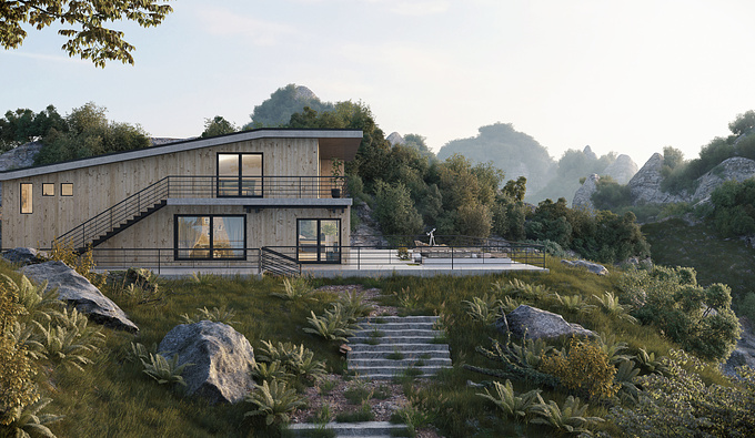 this is my dream that i live there
software use:3ds max-vray-photoshop-forest pack rp-marvelous designer
hope you like it