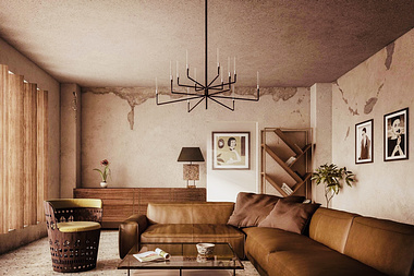 Design illustration for a living room