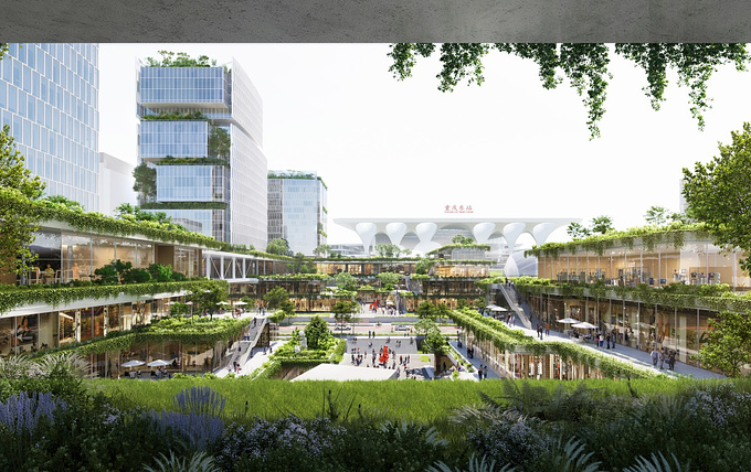 Commercial and Business Project in the Chongqing East Station Core Area