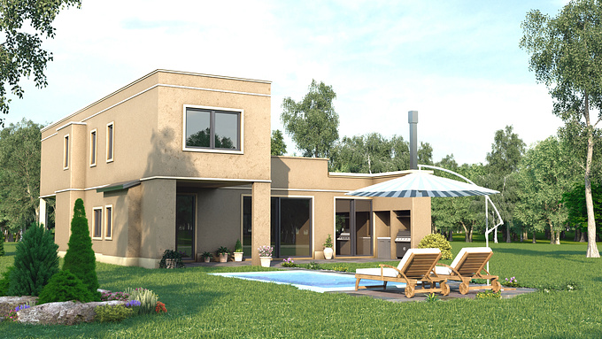 Some of my 3d architectural visualization using 3ds max and Corona render 