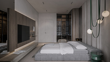 Master bedroom "Cozy apartment in Dubai"