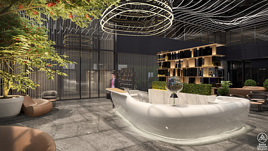Hillside Offices - Lobby concept