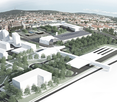Market Hall and city design in Pécs - competition