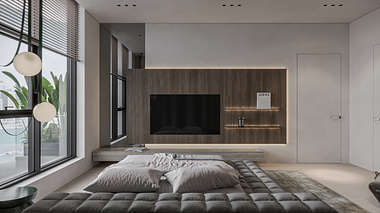 Master bedroom "Cozy apartment in Dubai"
