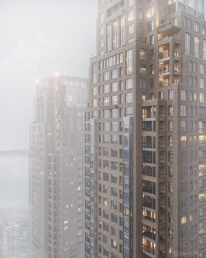 Location | Canada
Year | 05.2019
Soft | 3ds Max, Corona renderer, Adobe Photoshop CC

А1468 SKYSCAPER is a multistorey residential complex. It consists of 48 ground floors and 5 floors of underground parking. Section height is about 520 feet (approximately 158.5 m) and 471 feet (approximately 143.5 m).

Visualization of the architectural project is done for the Canadian creative agency. The task was to prepare a visual material for coordination with the government. Subsequently, the project was finalized.

Enjoy watching!

https://provisual.pro/ 
https://www.behance.net/Aleks_Suharukov  
https://www.instagram.com/provisual.pro/
https://www.facebook.com/ProvisualPro/
https://www.pinterest.com/ProvisualPro/
https://twitter.com/ProProvisual
https://www.youtube.com/c/Provisual3Dstudio

