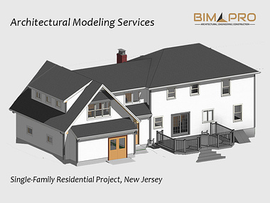 Architectural Modeling for Single-Family Residential Project, New Jersey