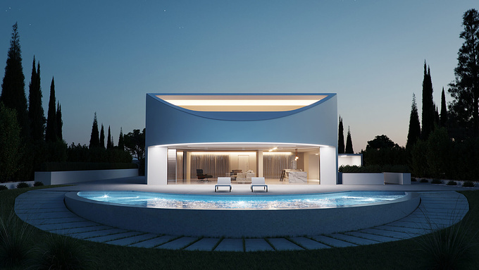 Person project inspired by Balint House, architecture by Fran Silvestre.