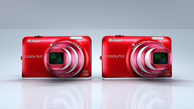 Nikon Coolpix in Red Color