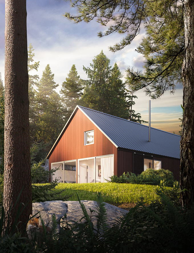 Location | Nordic Lands 
Year | 2022
Non Commercial 
Used Software | 3Ds Max , Corona renderer , Adobe Photoshop

Living off-grid is about choosing the freedom that comes with the live in connection with nature while having the modern live .