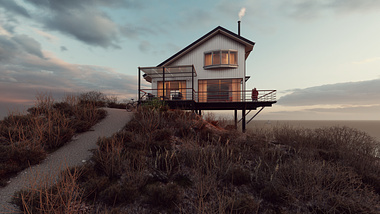 chalet at the sea side